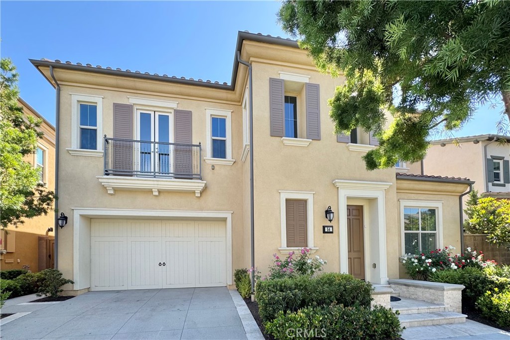 This single family house is located in the highly desirable Stonegate village in Irvine. Upon entry you will be impressed by the high ceiling and open floor plan. Spacious great room with fireplace, dining room, gourmet kitchen with large island, quartz countertop, designer selected backsplash, and stainless steel appliances( new refrigerator and dishwasher). Sliding door to the California room and professional landscaped private backyard with trees, barbecue stand, gas fire pit and sitting. Perfect for entertaining! One downstairs bedroom facing backyard. Grand stairs with decorative tiles leads to upstairs. Beautiful wood flooring. Spacious primary suite a balcony, bathroom with double sinks, shower, tub and walk in closet. Two good sized secondary bedrooms, hallway bathroom with two sinks and tub. Recessed lighting, fresh paint, two-car garage, award-winning Irvine schools(short distance to Stonegate Elementary School). Community amenities include swimming pools, softball/baseball, soccer, basketball court, tennis courts, sand volleyball, tot lots, barbecue, etc. Close to Jeffrey open space trail, shopping centers and freeways. Don't miss this opportunity!