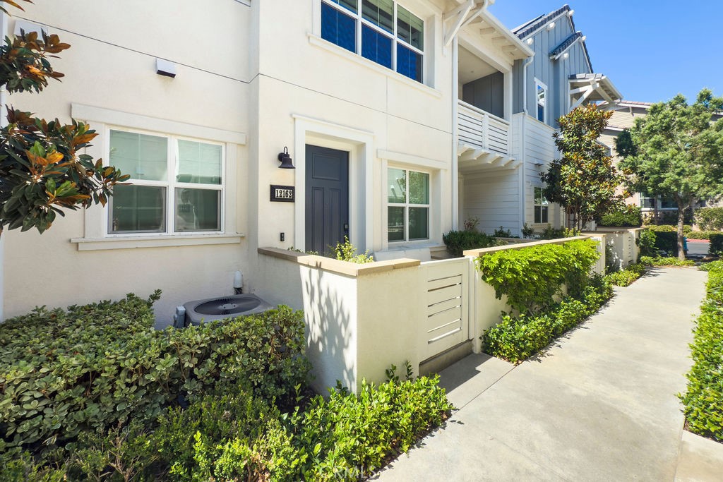 Explore this contemporary solar-powered 3-bedroom, 2.5 bathroom townhome in The Groves community in the city of Whittier. This former model home plan features an open floor plan and abundant natural lights. It also offers a spacious living room, dining area, upgraded kitchen with quartz countertops, and a full-height stylish backsplash. Upstairs you'll find three bedrooms, including a generous primary bedroom with a walk-in closet and ensuite bathroom. Enjoy the convenience of an attached 2-car garage with direct access. This home is also equipped with energy-efficient amenities such as a tankless water heater and complete Wi-Fi coverage smart home technology (you can control the lights, thermostat, door locks and more through the Apple Home app). Additionally, a Ring doorbell, water softener, washer, dryer, and refrigerator, TV, are included. The Groves is a gated, master-planned community offering resort-style amenities and a walkable lifestyle. Key features include The Commons Resident Club and a historic community center for events, multiple pools, a spa, a 24-hour fitness center, a Sky Deck, BBQ park, and scenic parks connected by a Heritage Trail. Its proximity to Uptown Whittier’s shops, restaurants, and entertainment ensures high walkability, a dedicated food court nearby, creating a vibrant, family-friendly environment.