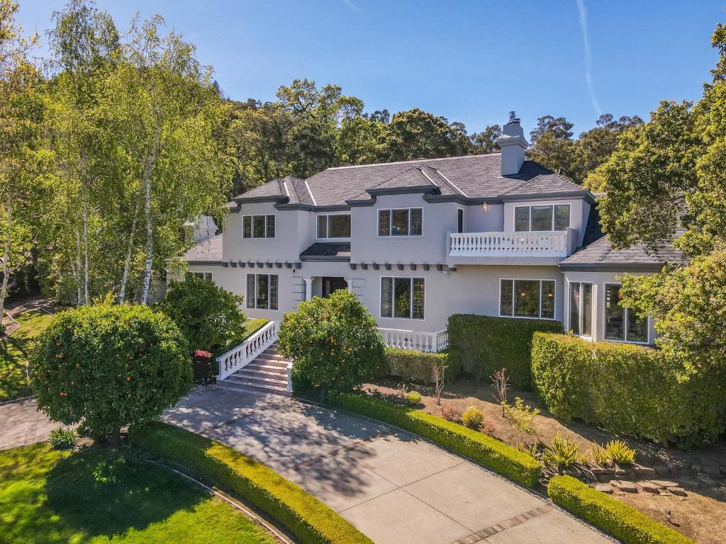 A stunning French Chateau style mansion in the highly sought Montalvo community of Saratoga hill! Picturesque landscaping with city lights view! Saratoga High school! Main building has 5 bedrooms, a study room, living room, spacious family room, dinning room, formal dining area, 5 and 1/2 bath on 5439 sf living space; Club house has extra 1000 sf area and a full bath. This home is artistically designed with every details. Entrance has high flying ceiling and elegant chandelier; Kitchen features huge countertop island, viking brand stove, Sub Zero fridge, wine cellar! Master bathroom has Jet bathtub, Sauna, walk-in closet! Landscaping includes front yard big green lawn, Olympic style swimming pool with multiple layers waterfall, pool side BBQ stove, water fountains, koi pond, gazebos, outdoor firepit, huge platform for exercise and rest, beautiful night lights and all kinds of fruits trees and flowers A few minutes drive to downtown Saratoga, enjoy all the amazing amenities of Sarotoga!