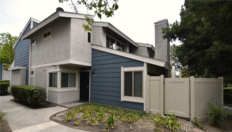 This charming 3 bedroom, 2.5 bath townhome is located in the well maintained Fox Glen gated community. Kitchen with granite counter top and stainless steel appliances . Living room with fireplace and recessed lights. Laminate flooring for both downstairs and upstairs. This end unit has it's own private patio. Two-car attached garage with direct access, skylight over stairway, washer/dryer in garage. Very convenient location close to Walnut and Rowland Heights. Walking distance to supermarket, bus stop, etc. Also close to Mt Sac, Cal Poly Pomona , Schools, Parks, Markets, and 60 & 10 FWY. Community offers pool, spa, and a park-like setting surrounded by trees and lush landscaping.