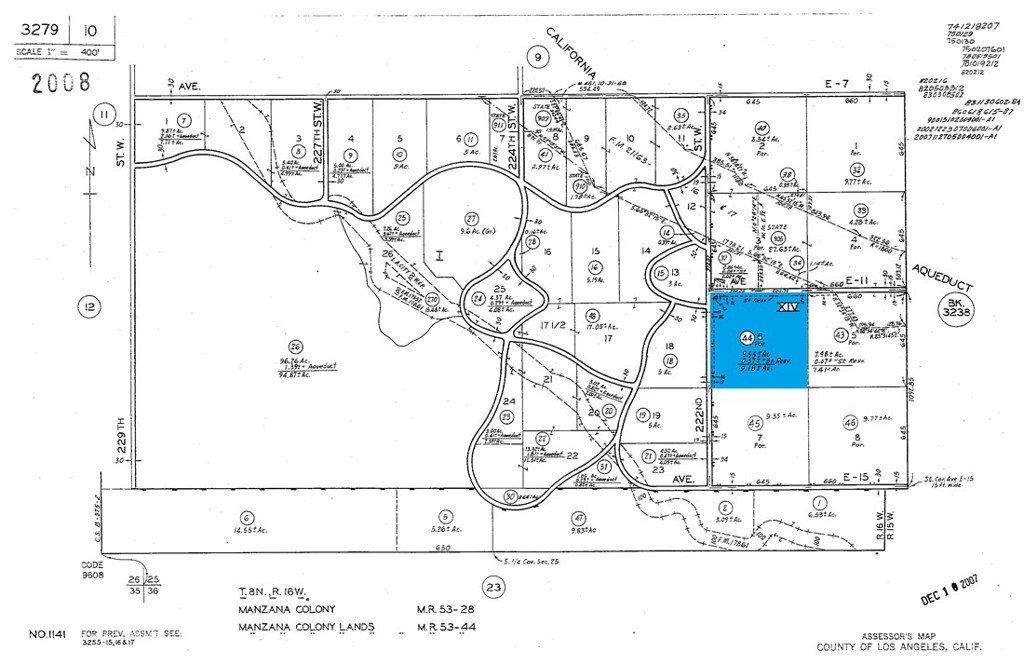 Manzana Colony Lands - Beautiful, secluded 10 acre parcel in W Lancaster. Zoned A25. Residential, Agricultural, Kennels, Farming, Equestrian, Nursery...many uses!