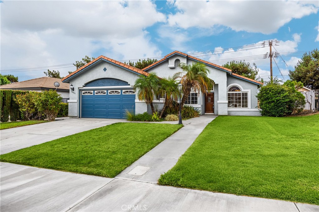 Welcome to 2665 W White Pine Ave in the highly desirable Verdemont neighborhood of North San Bernardino. This charming single-story residence offers 4 bedrooms and 2 bathrooms with an inviting floor plan designed for comfortable living. The spacious living room flows seamlessly into the dining area and kitchen, making it ideal for both daily use and entertaining. Enjoy the benefit of paid-off solar, helping keep utility costs low. The backyard provides ample space for outdoor activities, gatherings, or future improvements. Nestled in a peaceful community known for its wider streets and scenic mountain views, the home is conveniently located near Cal State San Bernardino, Verdemont Community Park, Glen Helen Regional Park and Amphitheater, as well as shopping and dining along University Parkway and Kendall Drive. Commuters will appreciate the quick access to the 210 and 215 freeways, while local schools include North Verdemont Elementary, Cesar E. Chavez Middle, and Cajon High (buyer to verify). Don’t miss your opportunity to own a move-in ready home in one of North San Bernardino’s most sought-after areas!