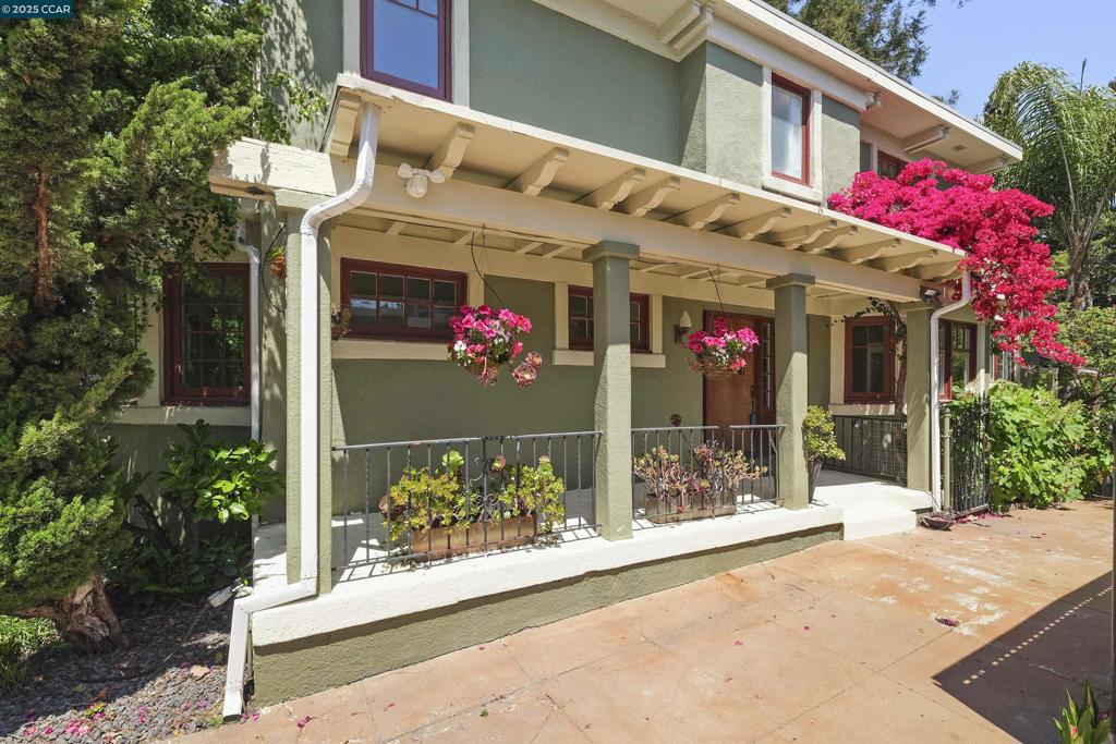 Transparent Pricing!! Located in the Rockridge neighborhood, this residence seamlessly blends historic charm with modern sustainability. Inside, you'll find two generously sized bedrooms (One could be split to create a 3rd bedroom) and a thoughtfully updated bathroom, all adorned with period details that pay homage to the home's rich heritage. The detached artist studio provides a serene space for creativity or a quiet retreat. Embracing eco-friendly living, the property is equipped with solar electricity, reducing your carbon footprint while enhancing energy efficiency. The enchanting backyard is a private oasis, featuring landscaped gardens and a tranquil water fountain, perfect for relaxation. Located just minutes from the Rockridge BART station, commuting is a breeze, and you'll enjoy easy access to the vibrant shops, cafes, and restaurants that define the Rockridge community. This exceptional home offers a truly unique opportunity in one of Oakland's most sought-after neighborhoods. Photos are from previous listing. Landscape has had changes too.