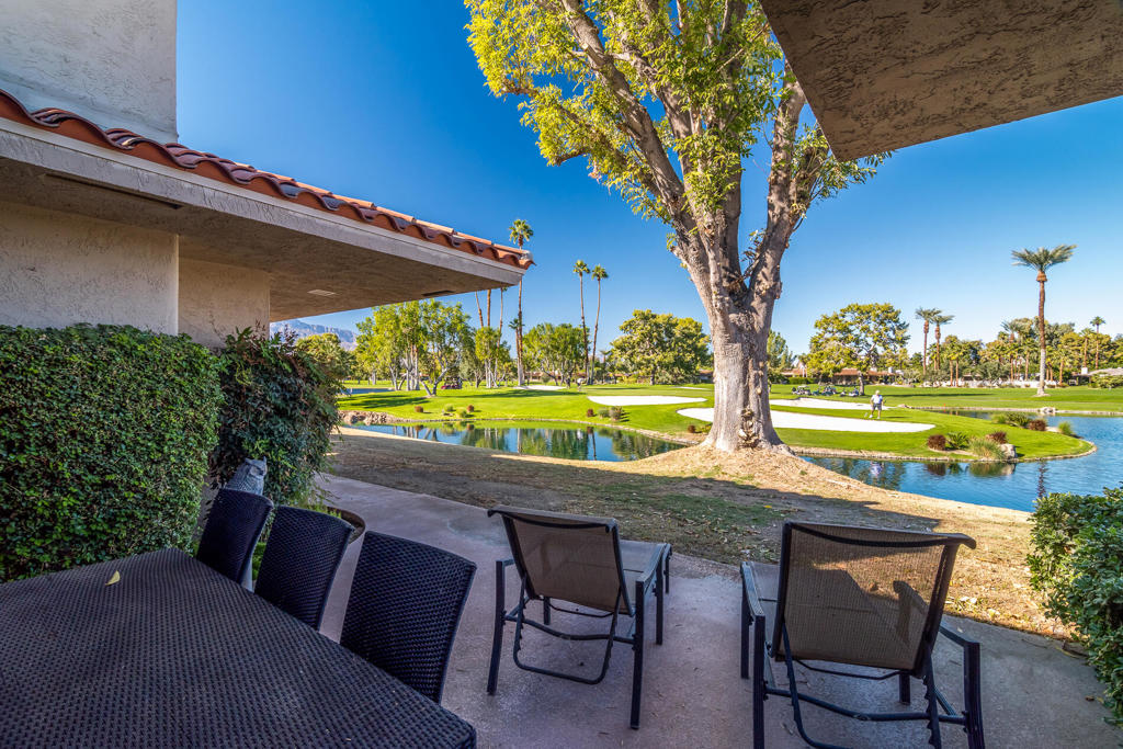 The best part of this 3BR/3BA 2517 sq ft home is its premier location on the lake, golf course double fairways, views of the mountains & the 12th green. This Shaughnessy floorplan with walls of glass, offers great opportunities for entertaining indoors or out. The outdoor patio showcases the golf course water features & its landscaping. This home offers comfortable desert living for you & your guests. The spacious primary suite is located away from the main area for privacy. The newly remodeled clubhouse is a great spot to relax and enjoy fabulous food and refreshing cocktails. For a $200 fee, the tenant can enjoy tennis, Boche Ball, the fitness center and entrance to the clubhouse and Oasis restaurant. Golf is separate at the tenants expense. The Springs CC is located opposite of Eisenhower Medical Center. Tenant will receive a $250 per month utility allotment.