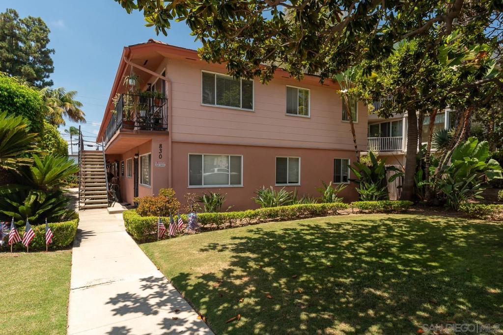 First time on market since 1955! This is an incredible opportunity to own an eight-unit apartment complex in the heart of Coronado Village! 830 C Avenue (APN 537-251-18-00) is 100% occupied. The charming apartment units are all two-bedroom, one-bathroom and have vintage kitchens and bathrooms. There may be an opportunity to renovate and increase revenue.