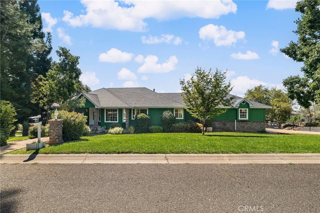 Do You Need Space? This Great Home Has Plenty of it, including 1.5 Acres of usable property with a Spectacular Valley View! Located in one of the most exclusive neighborhoods in Paradise. Surrounded by mature trees and landscaping, an open floor plan flows from kitchen to living room to a wonderful deck with valley views. Enjoy the large Primary Suite with walk-in shower, plus two more generous bedrooms, an additional full plus a half bathroom on the main floor. Heading below, this bonus space offers a huge rumpus/media room including another large bedroom with a full bathroom. Easily accessible hot tub and third storage/finished garage area. New laminate flooring and interior paint throughout. New Solar panels (21) added in 2023 total 43 panels for great energy savings. Additional features include new roof and dual zoned HVAC system in 2020 plus Whole house water filter. This comfortable and expansive home in the most peaceful setting, is just waiting for new owners to enjoy all this great space has to offer!