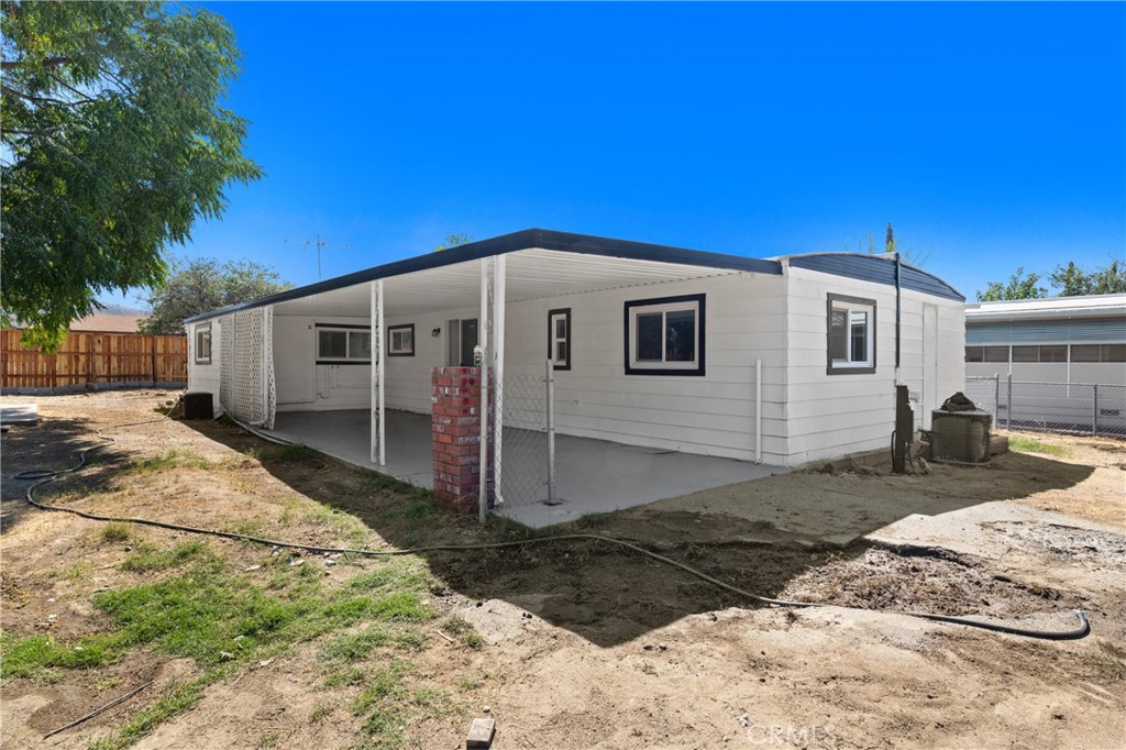 Welcome to this corner lot home located in East Hemet with easy access to Idyllwild. This fully ungraded charming 3 bed, 2 bath manufactured home features new kitchen, new laminate flooring, new paint, new quartz counter tops and fully upgraded bathrooms. This home sits on its own land situated on a spacious 10,000 sq ft, lot with RV access and pool potential and fully fenced. This property offers a great blend of comfort and functionality. Don't miss this opportunity to come see this home that will go fast.