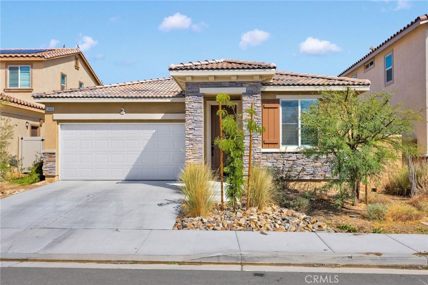 Welcome to your stunning Tuscan-style home in the sought-after Pacific Point neighborhood, the perfect home for quick access to the freeway. This gorgeous one-story home featuring 3 bedrooms and 2 bathrooms, perfect for modern living. This thoughtfully crafted layout boasts an open floor plan, a spacious kitchen with a large island, entertainment-style kitchen with white Shaker cabinets, quartz counters, and stainless-steel appliances. The open floor plan seamlessly connects the kitchen to the dining room. Offers a large walk-in pantry and a tankless water heater. The spacious primary suite includes a resort-style master bathroom and a generously sized walk-in closet. This energy-efficient home also includes paid off solar panels. The community provides plenty of opportunities for fun and relaxation, neighborhood is surrounded by the natural beauty of the high desert. 

This modern home is in walking-distance from an elementary school, a well-maintained park, and walking trails throughout the community. This home is also conveniently located near freeway access, major shopping centers, and newer medical facilities. It's the perfect place to call home.