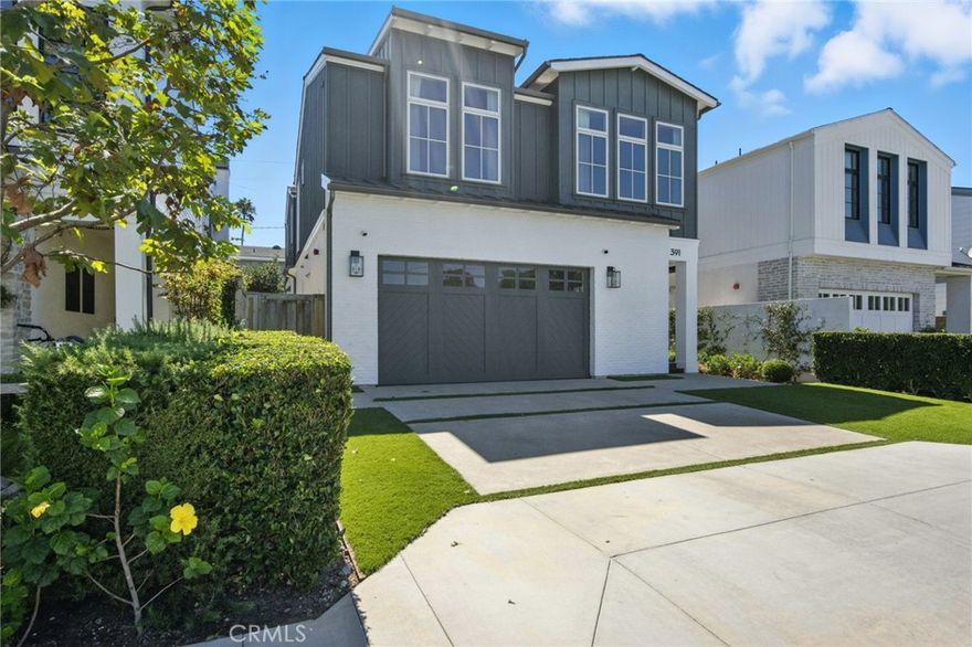 Welcome to 391 La Perle Place, a stunning Eastside Costa Mesa residence that blends contemporary elegance with the relaxed charm of beachside living. Built by Matt Clayton Custom Homes in 2019, this newer 2,755 sq ft home offers an open, light-filled floor plan with soaring ten-foot ceilings and countless custom upgrades, including designer finishes and window coverings.



The grand entry, highlighted by a classic Dutch door, sets the tone for the home’s timeless yet contemporary design. Inside, the great room is perfect for entertaining, featuring a gourmet eat-in kitchen with quartz countertops, custom frameless cabinetry, and a dining area seamlessly connected to the lounge with fireplace. Bi-fold glass doors create effortless indoor-outdoor flow to the private backyard, complete with a built-in barbecue, and fire-pit for relaxed coastal entertaining.



Upstairs, the primary suite is a true retreat with a spa-inspired bath, freestanding tub, and spacious walk-in closet. Three additional bedrooms and two beautifully upgraded bathrooms complete the upper level, offering comfort and style for family or guests.



Additional highlights include European Oak flooring, EV charging, and a two-car garage with abundant storage. Ideally located on a quiet premier loop in Eastside Costa Mesa, this home is just minutes from 17th Street’s shops and dining, award-winning schools, John Wayne Airport, Fashion Island, and world-class beaches.