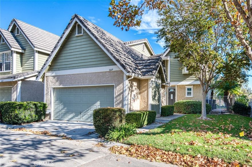 Located in the highly sought-after Embassy Pointe community, this beautifully updated townhome sits at the top of the hill on a quiet, single-loaded street. This home offers privacy, panoramic views, and a rare spacious backyard - perfect for relaxing or entertaining. The floor plan features 3 bedrooms and 3 full bathrooms, including a MAIN FLOOR BEDROOM AND FULL BATH. Upstairs, two en-suite bedrooms each include walk-in closets, with the primary suite showcasing a brand-new bathroom. The kitchen has been upgraded with all new white cabinetry and appliances, while vaulted ceilings in the living room brings in an abundance of natural light, creating a bright and airy feel. Additional improvements include updated electrical, freshly painted interior, dual-pane windows, custom window coverings, recessed lighting, LVP flooring, and storage cabinets in the garage. Embassy Pointe is a well-maintained community with a pool and spa, conveniently located near top-rated schools, scenic hiking trails, golf courses, shopping, and easy freeway access.