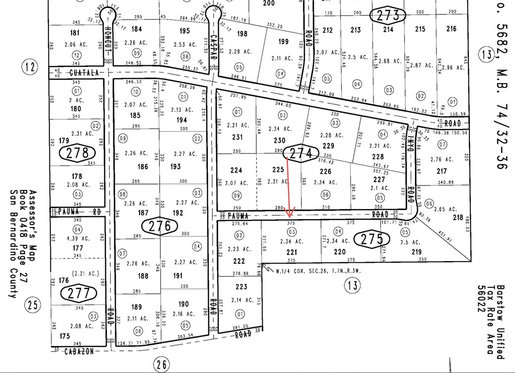 EXCELLENT OPPORTUNITY TO OWN RESIDENTIAL LAND IN APPLE VALLEY Just a short drive from the !-15. This lot is located in the north part of Apple Valley, the area is growing fast. There are numerous houses around here. You will need a water well, electricity is supplied via solar panels, and propane is needed for cooking and heating. Either for short term construction of banking on the land, this is a magnificent opportunity. Buyer and buyer's agents to due their own due diligence.