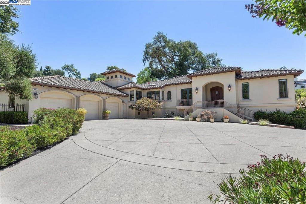 Experience the charm of Tuscany in this beautifully renovated 5,518 sq ft villa, blending luxury, space & serenity on a 1.56-acre lot. Bathed in natural light, the expansive floor plan features soaring ceilings & a seamless indoor-outdoor flow. With 4 spacious bedrooms & 4 fully remodeled bathrooms, this home is designed for both everyday comfort & effortless entertaining. The chef's kitchen is a showstopper, completely updated w/premium appliances & designer finishes, ideal for hosting & culinary creativity. A large office w/a private bath offers the perfect work-from-home setup, while separate family & recreation rooms provide flexible space for media, relaxation, or play. Step outside to your private resort: a newly renovated pool, bocce court, and a sport court, all framed by lush, mature Cabernet, Merlot, and Sangiovese vines. Wine lovers will appreciate the dedicated winemaking room w/direct access to the vineyard, offering the rare opportunity to craft your own vintage. 859 El Pintado isn't just a home, it's a lifestyle. Enjoy elegant, Tuscan-inspired living w/space to breathe, play & entertain in complete privacy. Open Sat 16th & Sun 17th 1 to 4