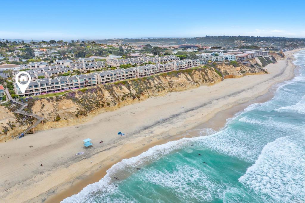 Seller will entertain offers in the range of $1,999,999-$2,200,000. Beachfront Living in Solana Beach – Ocean Views, Gated Community, & Walkable Location Live the coastal lifestyle in this beautifully updated 3-bedroom, 3-bath beach front home, just steps from the sand in one of Solana Beach’s most sought-after communities. Bathed in natural light, this home features fresh paint, stainless steel appliances, and stunning ocean views that create a serene, airy atmosphere. Enjoy peaceful sunsets with friends and family, then take a short stroll to the heart of Solana Beach — home to award-winning restaurants, the famed Belly Up music venue, and the vibrant Cedros Avenue Design District. This community offers two swimming pools, a relaxing jacuzzi, tennis courts, and beautifully landscaped grounds, making every day feel like a vacation. Whether you're looking for a full-time residence or a dreamy beachside getaway, this home offers the perfect blend of coastal charm, modern comfort, and unbeatable location.