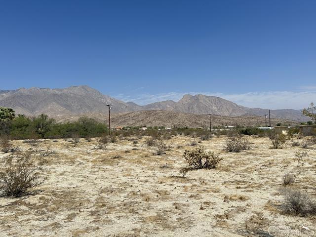 Centrally located vacant parcel with views of Fonts Point and mountains. Situated in northeast San Diego County, and surrounded by the Anza-Borrego Desert State Park, Borrego Springs is celebrated for its spring wildflower bloom, small town charm, and designation as California's first International Dark Sky Community.