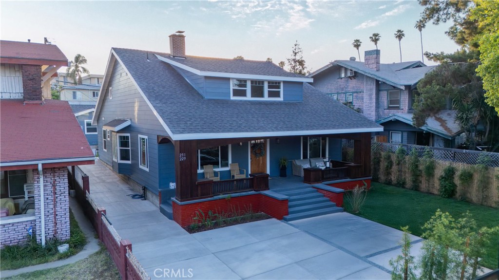 Completely Remodeled 1910 Craftsman home with a New ADU. Main house has a total of 5 bedrooms / 4 bathrooms and a 1 bedroom / 1 bathroom brand new detached ADU. Main home features 2 spacious primary suites, one downstairs with its own exit and one upstairs. Open floor plan with a stunning new kitchen featuring a 5 foot wide stove and huge pantry! A dedicated office, loft, unfinished basement, and brand new wood flooring throughout. Upgrades include brand-new foundation, roof, windows, plumbing, electrical, HVAC, kitchen, and bathrooms—everything has been done! The most important is that all this work was done with permits and plans. Bonus detached 1 bed/1 bath ADU in the backyard, perfect for rental income, guests, or multigenerational living. This turnkey property offers historic charm with modern systems and flexible living spaces. A must-see!