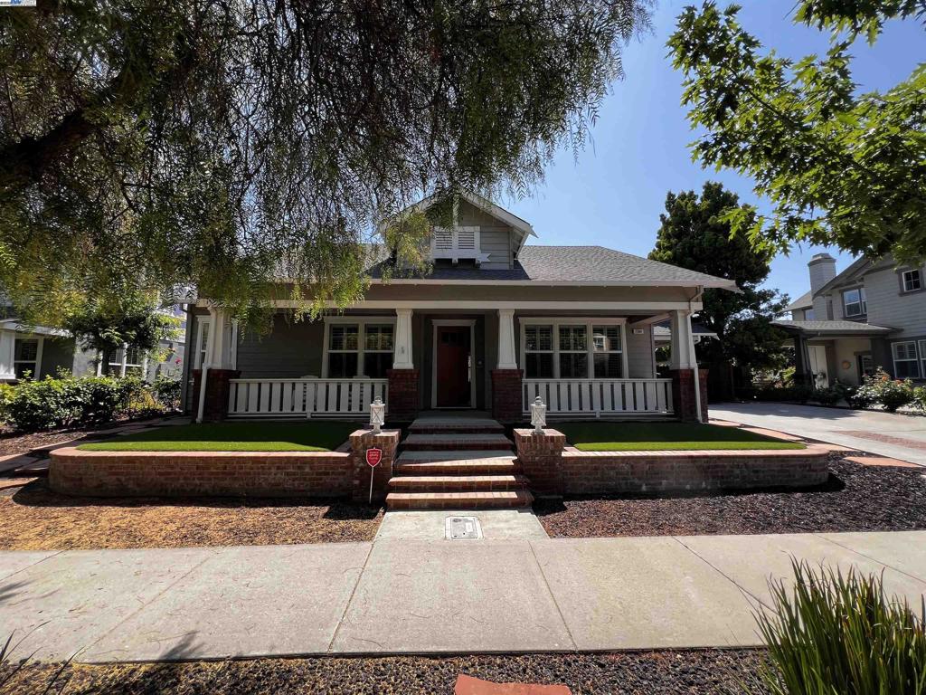 Seldom available, this single-level floor plan offers picture-perfect curb appeal, nestled in the heart of Livermore Wine Country. This 3-bedroom plus den/office, 2,200+/-sq. ft. home features a bright, open layout perfect for casual living and entertaining. The chef’s kitchen boasts shaker-style cabinets and is adjacent to the spacious Great Room, which opens to inviting outdoor patio area. The master bedroom suite overlooks the tranquil backyard and includes a large bath with dual sinks, a soaking tub and a stall shower. High ceilings, custom tile flooring, and gorgeous Granite and Marble finishes add elegance throughout. The spacious, low maintenance yards with a covered patio, artificial turf, gas hookups, is ready for outdoor entertaining. Plenty of space for a pool, putting green or play structure. 2+ car detached garage. May be possible to add additional ADU over detached garage (like models in Dunsmuir.) Just one block to a local park and top-rated schools, plus a short ride to downtown and local wineries. Welcome home!
