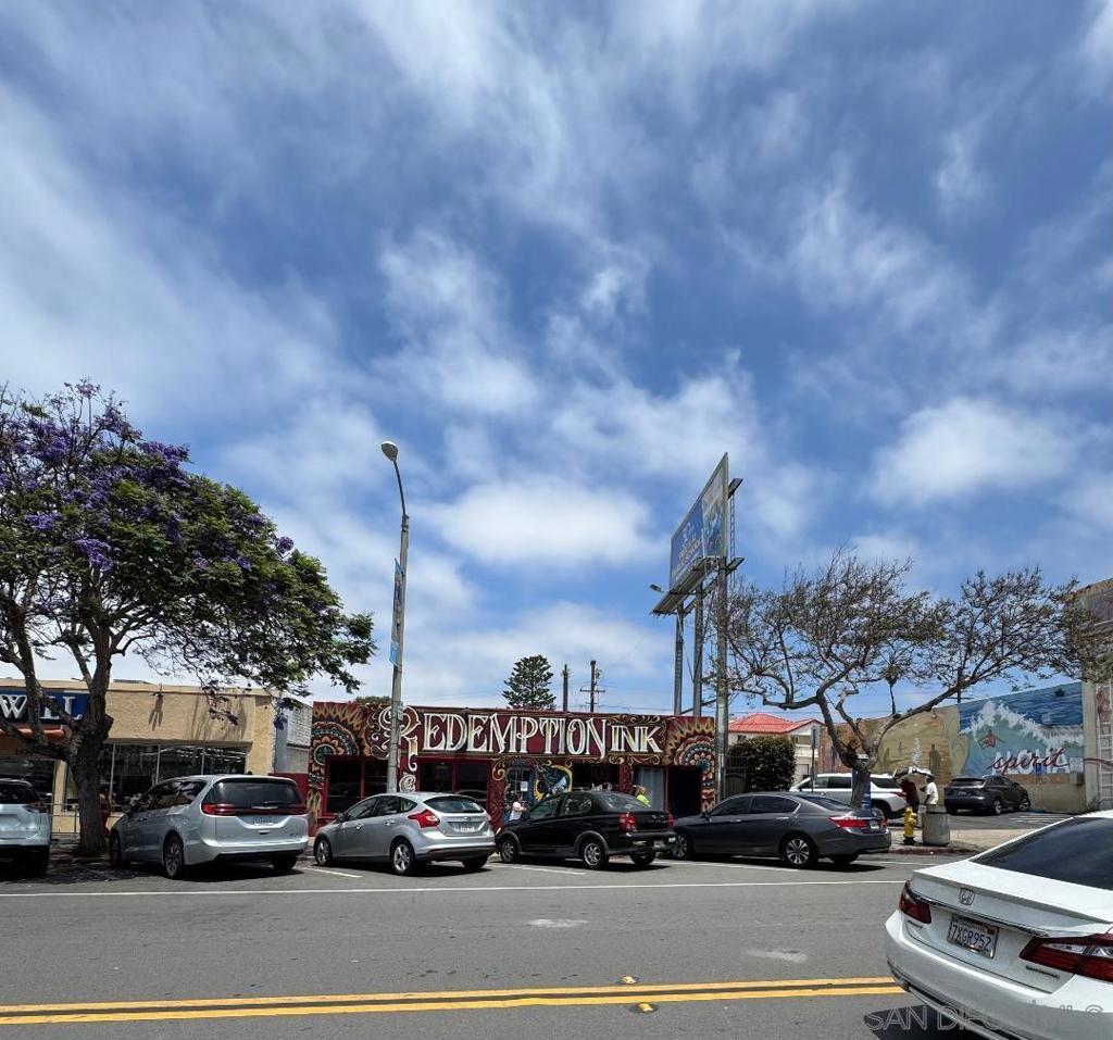 1ST TIME ADVERTISED - If you go to the property, please don't tell others this property is for sale - 6 Blocks to the beach or La Jolla - 100% rented - Very visible standalone building - Retail & residential mixed use - Over 32,000 vehicles pass by at a slow speed in front of the property every day - The City said it can be built up to 4,680 square feet & up to 35 feet high, the buyer to confirm this with the City before the close of escrow - Walking distance to hundreds of restaurants, bars, shops, the beach, etc. 1ST TIME ADVERTISED - 6 Short blocks to the beach or La Jolla, in 1 of the photos you can even see the famous Crystal Pier - If you go to the property please don’t tell others this property is for sale - Very visible standalone building - 100% rented - Buy this mixed-use property in Pacific Beach with easy alley & street access - Located at 1434 - 44 Garnet Avenue, San Diego CA 92109 - 50 feet frontage & 125 feet deep - There is a 2,753 square foot large retail building in the front facing the sidewalk which can be turned into 3 separate retail stores - There are 2 motor homes & 1 studio / office in the back for residential use - There is a billboard on the property which brings in $450 monthly income - Total monthly rental income is $15,950 - 100% occupied based on Month to Month rental agreements so the buyers can use any of the spaces for themselves - High demand area - Approximately 32,000 slow speed vehicles pass in front of this property every day so there is no need to advertise to get people to go to this property - Reserved parking spaces in the back & plenty of free street parking in the front - I personally own a 21 unit commercial building 3 blocks to the West of this property which I bought over 28 years ago, I have never had any vacancies & have a long waiting list - 10 Minutes or 6 miles away from the main airport in San Diego - 2 Miles from Freeway 5 - Zoning is CC-4-2 - According to the City, if the buyers wish they can build up to 35 feet high & 4,686 square feet of residential & retail spaces which is 75% of the 6,249 square foot lot - Buyers to contact the City to confirm all of the above info before close of escrow - A 30 to 90 day escrow is OK - Less than 200 feet from the famous Mr. Frostie Ice Cream, Health Club, O’Reilly’s Auto Parts, a large sports equipment store & walking distance to dozens of restaurants & sports bars - Large newer sliding gate in the back & a small pedestrian gate in the front - If you would like to see the inside call me to make an appointment - & many more……. - If you have any questions please contact me.