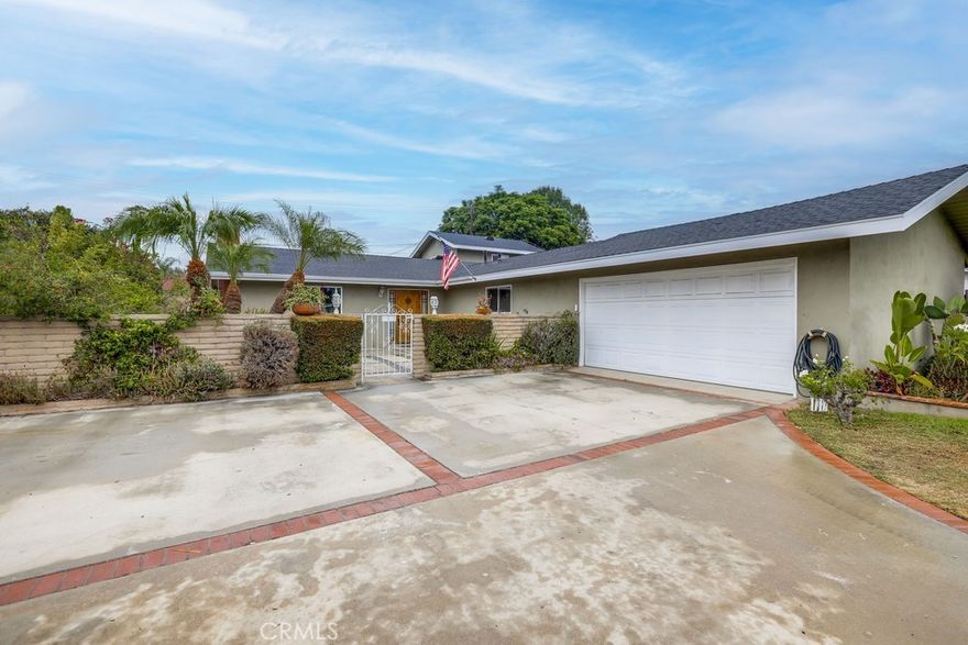 This charming home has 4 bedrooms and 3.5 baths, and features separate living and family rooms, a kitchen with ample storage, a large front and back patio, and a wing with 2 bedrooms and a full bath. The house sits on a large lot that is approximately 9,500+ SF. It is located in a great residential area that is very close to Disneyland and Knott’s Berry Farm, as well as dozens of great restaurants and retail destinations. Rent includes landscaping. Small dogs are considered with additional rent and deposit. Tenant to supply own refrigerator, washer, and dryer.