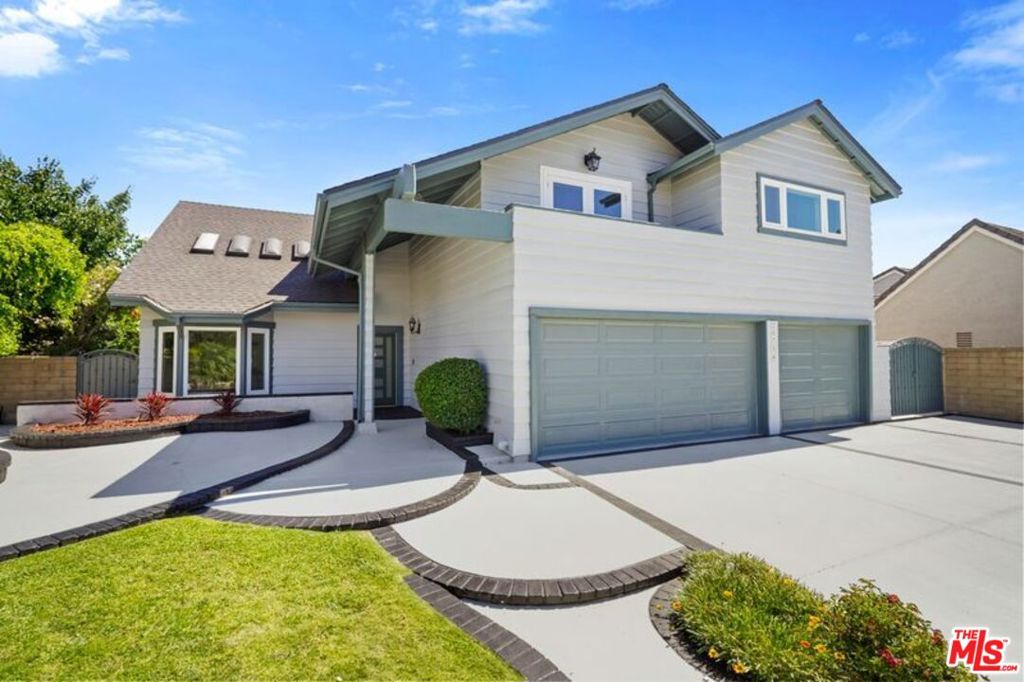 Come see this remodeled 4-bedroom, 4-bathroom dream home offering over 3000 sqft of bright, airy, and beautifully updated living space. From the moment you arrive, the charm is undeniable: fresh exterior paint, a brand-new roof, and sparkling new windows. Impressive curb appeal abounds with the front door opening to a dramatic two story spiral staircase entry way with designer lighting and finishes. The freshly-painted interior is drenched in natural light and showcases new wide plank lvp flooring perfect for pets and busy families. Three distinct living spaces offer room to relax, play, and entertain, while the formal dining room invites cozy dinners and holiday feasts. At the heart of the home is a beautifully remodeled gourmet kitchen. It features Calacatta quartz countertops, new stainless steel appliances including a double wall oven, workstation sink and a walk-in pantry . Every bathroom yes, all four are tastefully updated with stylish new vanities, quartz counters, and new fixtures. The primary suite recalls a Napa Valley style retreat, featuring vaulted white shiplap ceilings and brand-new French doors that open to a private balcony perfect for morning coffee or evening stargazing. Step outside to a lush backyard with mature greenery, pomegranate trees, a soft green lawn, and brand-new Trex decking ideal for summer barbecues, cozy gatherings, or simply enjoying the weather. There's even RV parking for your weekend adventures. The oversized three-car garage offers direct home access and features new epoxy flooring ready for your cars, hobbies, or extra storage needs. With a stellar location near top-rated schools, parks, upscale shopping, and hiking trails, this home truly has it all. Whether you're hosting memorable family parties or soaking in peaceful mornings, this is where your next chapter begins with style, comfort, and joy. Come fall in love this one's a keeper.