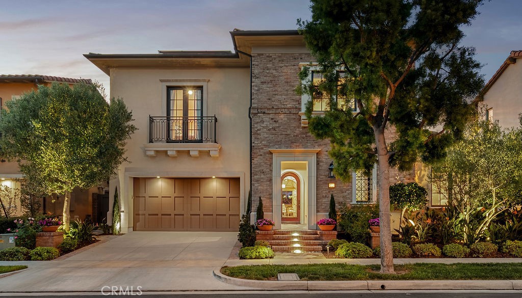 Spectacular European style and former model home located in the prestigious community of The Groves at Orchard Hills! This home blends a high end elegance with a harmonious tranquility. A welcoming entry and impressive foyer featuring 30-foot ceilings and premium engineered wood flooring throughout the home. This beautiful 2 story, open floor plan home features a Chef kitchen with Stainless Steel Wolf 48" double oven and 6 burner range with griddle, matching Wolf hood, Wolf Microwave, Bosch Dishwasher and Sub Zero Fridge and wine fridge. The gourmet kitchen has an island with a sink and quartz counters. Plenty of cabinets to store all your kitchenware and a large walk-in pantry with shelving for your supplies. 2 Master suite and each room is en-suite. In addition, this home is with Solar Paid off and a 2 car garage with a large storage area. This gorgeous home is highly upgraded with custom tile and a Marble Master Bath, Prewire for Surround Sound, Kohler plumbing fixtures, dual zone HVAC, a downstairs bed and bath with shower, 6 inch plank wood floors and many other builder options and upgrades.