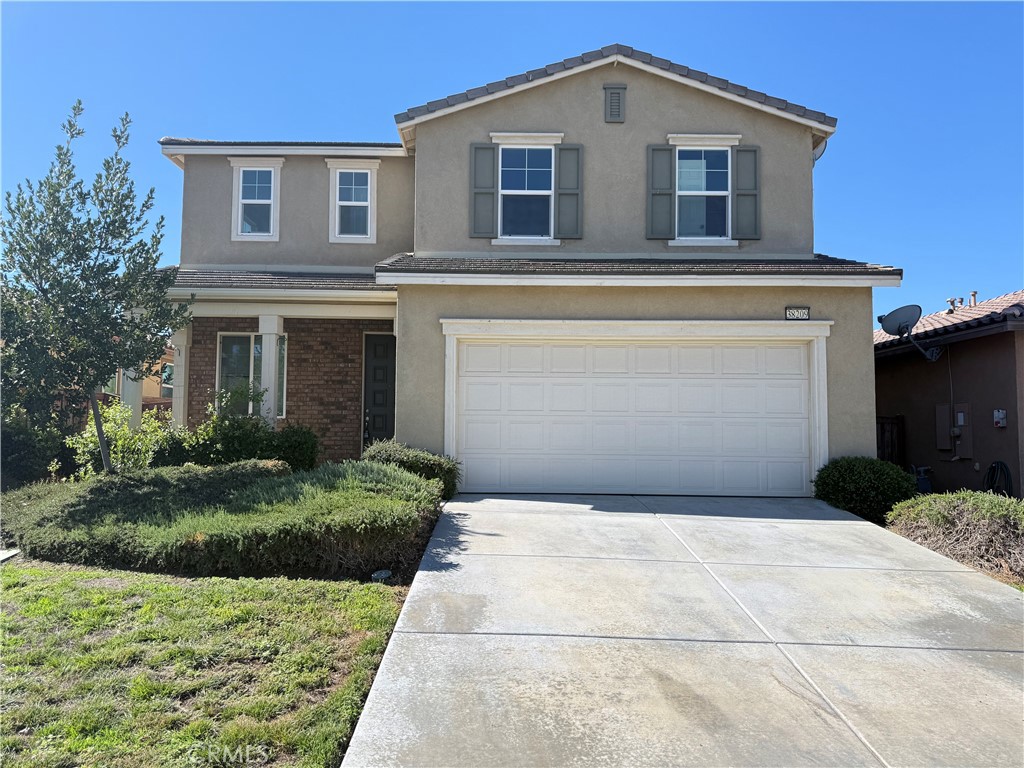 Beautiful move in ready two story home located in Tournament Hills. Gated community. Built in 2014. The home has 4 bedrooms. 3 1/2 bathrooms.
Large Living room with extra bonus room for your work or play area.
Upstairs has a huge open area for family to hang out .
Large walk in closets and fantastic view . Walking distance to the lake. Close to golf courses, casinos and palm springs and the Cabazon outlets.