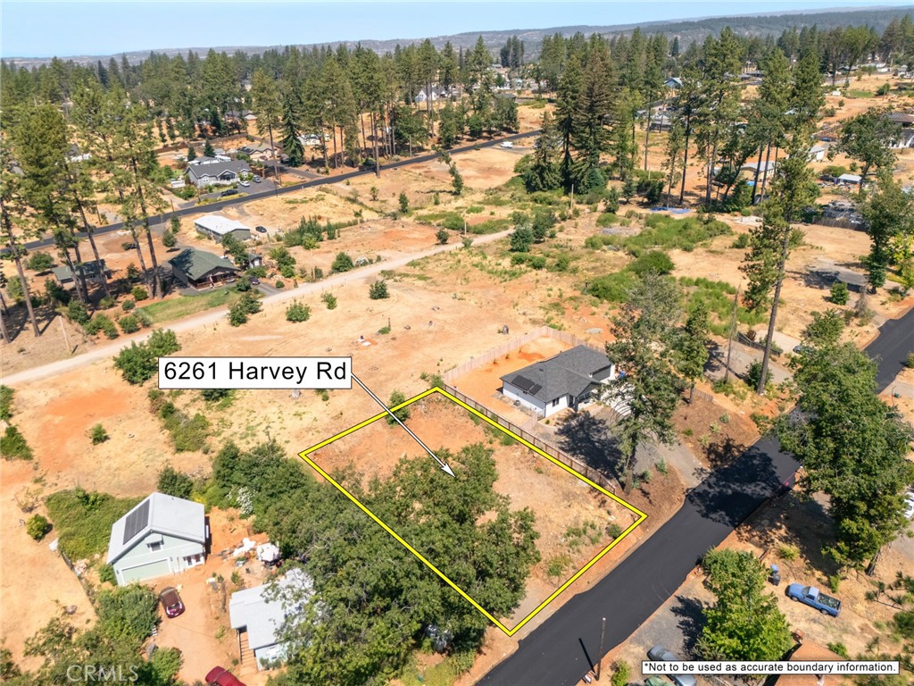 Centrally Located Lot in the Heart of Paradise! This nearly ¼-acre level lot offers a fantastic opportunity to build, just minutes from shopping, banks, restaurants, and more. Previously home to a 1,440 sq ft 2-bedroom, 2-bath residence, the lot retains a spacious footprint with room to design the home you’ve been envisioning. Don’t miss your chance to be part of the revitalization of this beautiful foothill community!