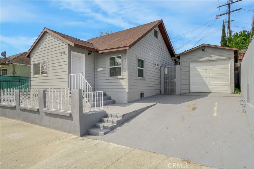 Experience modern living in this beautifully renovated 3-bedroom, 2-bathroom North Inglewood home. Recently expanded with a new third bedroom and second bathroom, this home offers a thoughtful blend of style and functionality. The stunning kitchen features sleek countertops, new appliances, and modern cabinetry, perfect for culinary creativity and entertaining. The open concept living and dining area flows seamlessly, filled with natural light and durable laminate flooring. Dual-pane windows allow for energy efficiency and minimize outside noise. Recessed lighting adds a touch of sophistication to the home's interior.

The new third bedroom serves as a spacious primary suite, complete with a private bathroom, perfect for relaxation and retreat. Central air conditioning and heating ensure a comfortable living space year round. Step outside to your private oasis,with a exterior laundry area, spacious raised back yard, complete with mature lemon trees and ample space for lounging or gardening. The finished attic area provides additional storage or potential home office space. A detached one-car garage and private driveway offer convenience and parking ease. 

Located in a dynamic, revitalizing neighborhood, you'll be blocks from the Metro line and local favorites. This home offers exceptional value in the highly desired 90302 zip code. With its modern amenities, beautiful design, and prime location, this property is ideal for those looking for a comfortable and stylish living space.