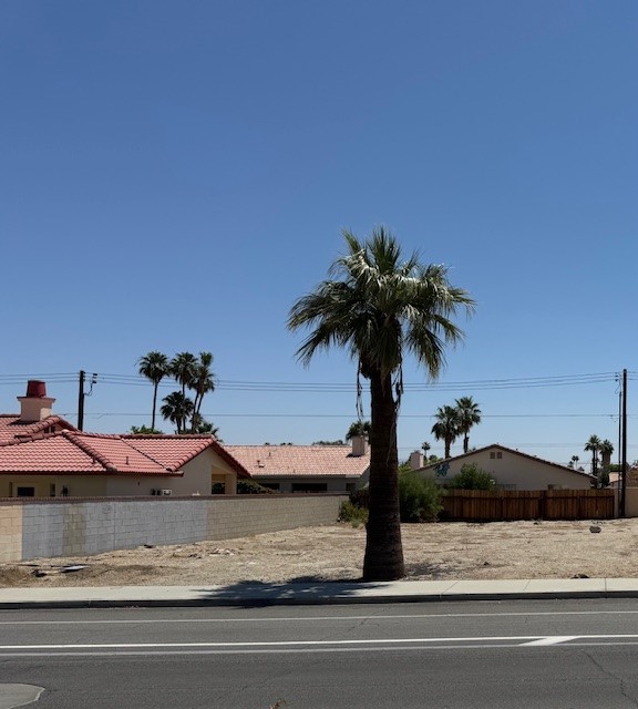 Opportunity calls. Very nice, flat and buildable lot for sale in a great area of La Quinta. The adjacent lot is also available. Each lot is Sold individually,
If desired, expand your vision and buy both. Imagine the possibilities. Buy one and build a nice home now with future potential to build another or develop both into an awesome retreat. As always, check with city for any specific plans or questions. Lots face west with views of nearby mountains to create a warm and beautiful setting and virtually limitless possibilities.