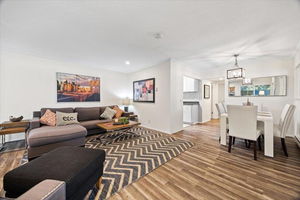 WOW! This rare corner-unit condo feels more like a private home than a typical condo - no one above or below, and your own designated parking spot located directly outside your front door for unmatched convenience. Surrounded by lush redwoods in the peaceful Willow Park community, this 1-bedroom home offers a private wraparound patio, updated interiors, and an open, spacious layout. Large windows and dual sliding glass doors in the living room create a seamless indoor-outdoor connection, making the private fenced patio feel like an extension of the living space. The generously sized bedroom features a walk-in closet and a window facing the road giving the room natural light and a more open feel. Inside, enjoy granite countertops, stainless steel appliances, laminate flooring, recessed lighting, and dual-pane windows. The community features a pool, clubhouse with ping pong, EV charging stations, and shared laundry just steps away. Moments from downtown Mountain View, the Farmers Market, shops, restaurants, Caltrain, Light Rail, and major tech campuses like Google and LinkedIn. Easy access to Hwy 85, 101, and 237. A unique blend of privacy, convenience, and community.