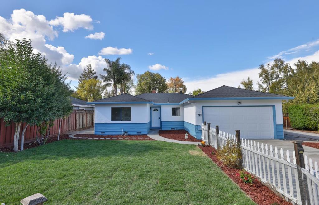 Newly remodeled 3-bedroom, 2-bath Palo Alto home situated on a valuable and spacious 7,430 SF lot. Updates include fresh interior and exterior paint, new flooring, a fully renovated kitchen and bathrooms, and newly landscaped front and back yards. Ideally located in South Palo Alto, close to the YMCA, the Jewish Community Center, Ramos Park, and Mitchell Park, and just moments from top-rated schools  Palo Verde Elementary, Jane Lathrop Stanford Middle, and Henry M. Gunn High. Enjoy easy access to vibrant downtown Palo Alto, Stanford University, and major tech employers including Google, Apple, Meta, and Tesla etc. Whether you plan to create a luxurious new residence or further modernize the existing home, this property offers a solid foundation for your future vision. Embrace the opportunity to design your ideal living space in one of the areas most sought-after communities.