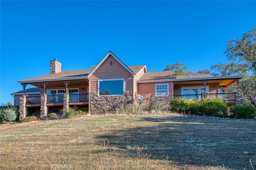 Experience serene living in this custom-built, fully furnished home nestled on 2.11 acres of tranquility, surrounded by mature trees and breathtaking mountain views. This spacious residence boasts 3 bedrooms and 2.5 bathrooms, including a large master suite with private patio/deck access perfect for morning coffee or evening relaxation. Enjoy an open kitchen concept with new appliances, ideal for entertaining family and friends. The inviting family room and separate den/study offer versatile spaces for work or leisure. Modern comforts include a new HVAC system, newer roof, and newer water heater for worry-free living. Step outside to multiple covered patios, a paved driveway, and plenty of room to roam. The laundry room adds convenience, while the covered patio is perfect for year-round enjoyment. Don't miss this opportunity to make this move-in-ready house, your new home.