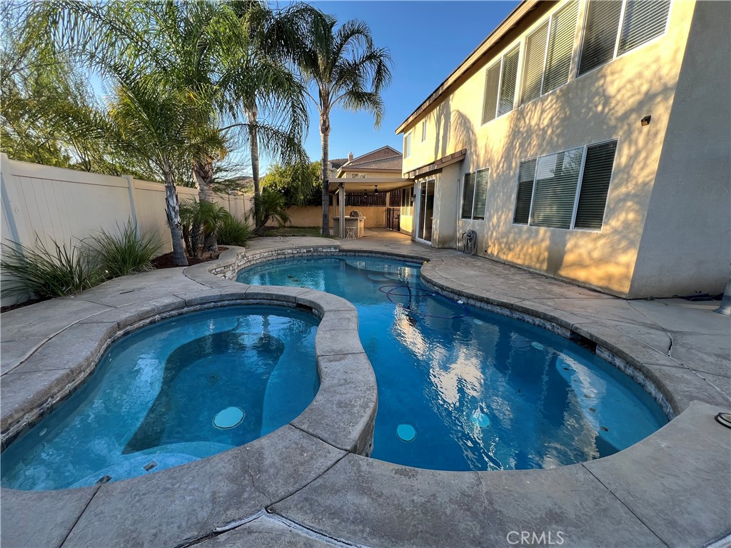 Beautiful Pool Home for Rent! With solar!!!
Welcome to this spacious and well-maintained 4-bedroom, 3-bathroom pool home located in a desirable neighborhood. This stunning residence offers an open floor plan with a bright and airy layout, perfect for comfortable living and entertaining. Enjoy a beautifully updated kitchen with ample counter space and cabinetry, seamlessly flowing into the expansive living and dining areas.
The home features a massive upstairs loft, ideal for a second living area, office, or playroom. All bedrooms are generously sized, and the primary suite includes a private bath and walk-in closet.
Step outside to a backyard oasis complete with a built-in pool, relaxing Jacuzzi, covered patio, and built-in barbecue — perfect for enjoying California’s indoor-outdoor lifestyle. The landscaped yard is easy to maintain and offers plenty of space for gatherings.
Additional features include a 3-car garage, oversized driveway with RV parking, and excellent curb appeal.
Don’t miss this opportunity to lease a beautiful, move-in ready home with resort-style amenities!