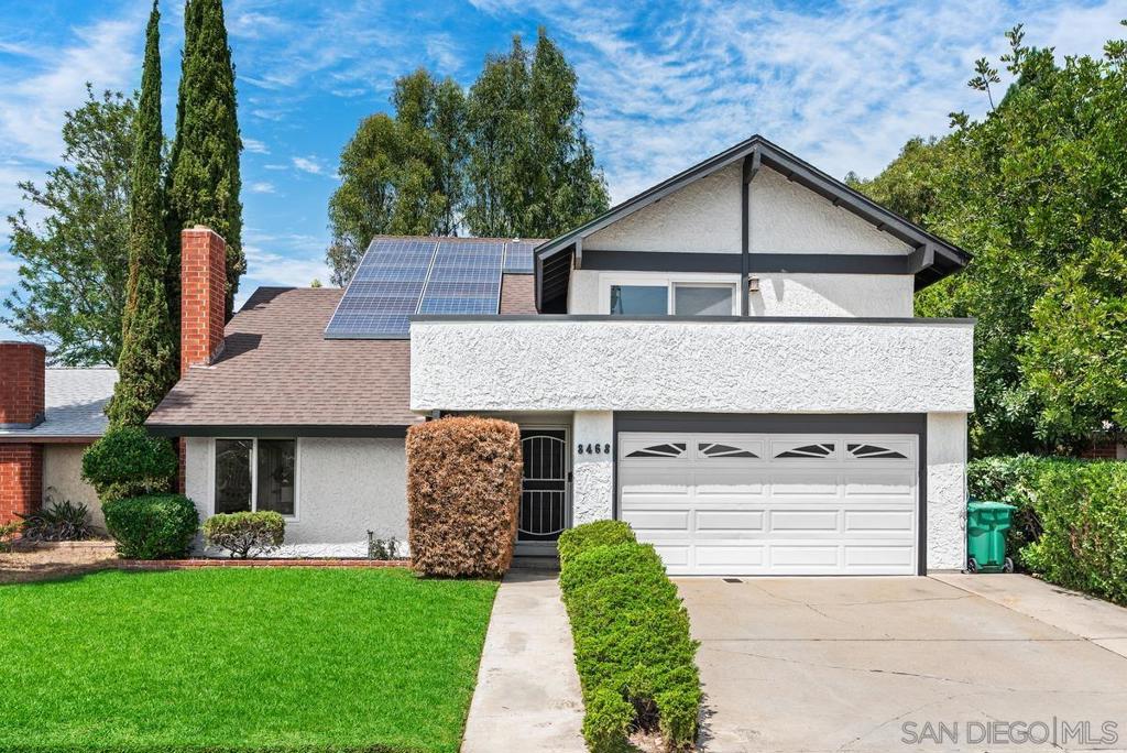 This beautifully upgraded 4 bedroom, 2.5 bath home has a spacious loft, laundry room, 2 car garage and large driveway plus open concept living. Freshly painted inside and out, vaulted ceilings in the living room, abundance of natural light. Beautifully remodeled kitchen, new cabinets, new stainless-steel appliances. Nestled in the heart of Mira Mesa, Larwin Mesa View subdivision, which is walkable to their own neighborhood community pool and park grounds. Top-rated schools with Low HOA of $350/year. No Mello-Roos.