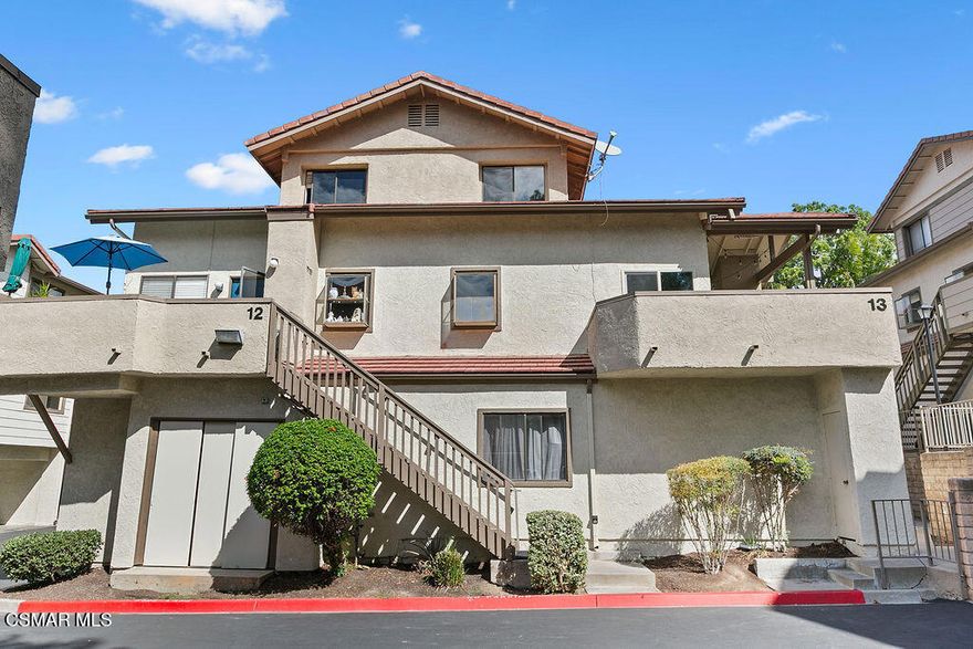 Welcome to this charming and spacious 3-bedroom, 2.5-bathroom home offering approximately 1,200 sq. ft.--the largest and most sought-after floor plan in the community! Ideally situated on a private corner, this move-in-ready residence showcases true pride of ownership throughout.Step into the beautifully updated kitchen featuring granite countertops, stainless steel appliances, and recessed lighting. The home also features newer wood laminate flooring, central A/C, and brand new dual pane windows for improved energy efficiency and comfort.The generous primary suite includes a private balcony, while the second bedroom boasts a walk-in closet. An oversized patio just off the living room is perfect for outdoor entertaining or relaxing evenings at home.Additional highlights include convenient indoor laundry, two dedicated parking spaces, and access to a sparkling community pool and spa.Located close to top-rated schools, shopping, theaters, and fine dining--this is a rare opportunity to own one of the best homes in Casa de Oaks!