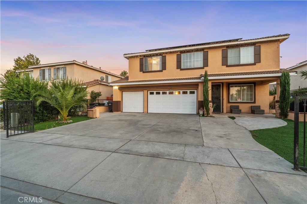 Welcome to 3807 Seattle Street in Hemet, a beautifully updated and spacious two-story home offering the perfect blend of comfort, functionality, and style. Featuring five bedrooms and three full bathrooms, this home has been thoughtfully enhanced with the addition of a 6th bedroom, providing extra space for a growing family, guests, or a home office. Fresh interior paint gives the home a clean and modern feel, creating a bright and inviting atmosphere from the moment you step inside.
The main level boasts a warm and welcoming layout, highlighted by Pergo-style wood flooring that flows seamlessly throughout the living areas. The expansive kitchen is a true centerpiece, complete with granite countertops, a convenient center island with cooktop and breakfast bar, and ample cabinetry for storage. Perfect for gatherings, the open-concept design allows the kitchen to flow into the dining and living spaces, making entertaining both easy and enjoyable. A downstairs bedroom and full bathroom offer flexibility for multigenerational living or visiting guests.
Situated across from a peaceful greenbelt, the property enjoys a sense of openness and privacy. The backyard features low-maintenance landscaping and a covered patio with brick accents, perfect for outdoor dining or quiet evenings. Additional highlights include a three-car garage, two AC units, and Tesla chargers. Located in a desirable neighborhood close to schools, shopping, and commuter routes, this home is move-in ready and offers the space, updates, and location today’s buyers are looking for.
Don't miss the opportunity to make this home yours!