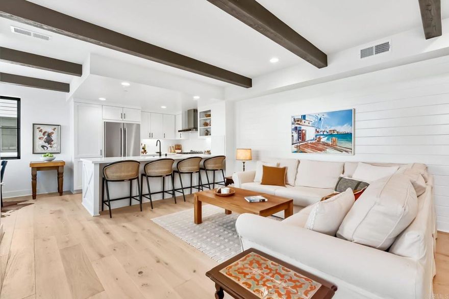 Welcome to your private oasis in the heart of Fox Point Farms - Encinitas' vibrant and unique Agri-Hood.  This 1 bed, 1.5 bathroom townhome is a premium CORNER UNIT that offers a blend of privacy, convenience, and community.  Ideally located on the last street of the community (with West facing exposure), this unit is close enough to the hustle & bustle of the outdoor gathering areas (farm, market, restaurant, yoga space, pool, club house, dog park) but far enough away to offer a peaceful escape from all the buzz.  Additional highlights making this unit truly unique: direct access to your single car garage AND guest parking located just steps from your front door.  An open and modern layout that lives larger than expected.  $62,500 in upgrades throughout, including white oak hard wood floors, upgraded kitchen appliances, designer tile in the primary en-suite bathroom and extra insulation for additional sound proofing.  This is your opportunity to secure your private, low maintenance home just 2 miles from the beach!