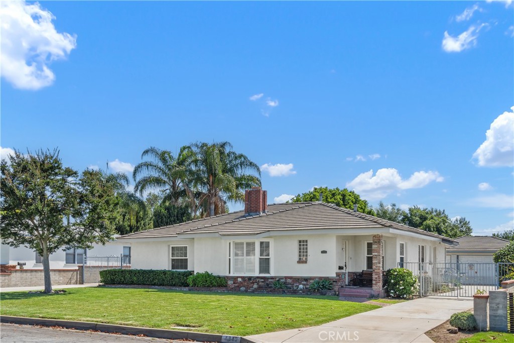 This one-of- a- kind property can also be purchased with the contiguous property at 4850 Heleo ( see separate listing). The two properties combined, with over 40,000 square feet of land, offer opportunity for future development. This property has not been on the market for over 65 years. This custom built home features 3 bedrooms and 2.5 bathrooms - one of which is a large primary suite. Additional rooms include: an enormous living room with a picturesque bay window, formal dining room, den with large stone fireplace, family room/game room with built-in bar and below grade man cave/wine room. The kitchen is complemented with built-in appliances, natural wood cabinets and a breakfast nook. The home has new interior paint, new carpet, new window treatments in several rooms and updated light fixtures. The large lot of 19,983 sq. ft. offers potential for additional dwellings. The detached guest house of approx. 571 sq. ft. is perfect for extended family or income. The cozy guest house has a vaulted ceiling with a large fireplace, complete kitchen and a full bath. A 3-car detached garage, along with an additional 363 square foot work shop & utility room are a car enthusiast's dream. The total size of the garage dwelling is approx. 1,119 sq. ft. A separate, gated RV driveway is also featured. The rear yard is enhanced with numerous fruit trees. This property has been lovingly maintained for years, however, sold in it's present "As Is" condition. The desirable location is within close proximity to schools, shopping, dining and public transportation.