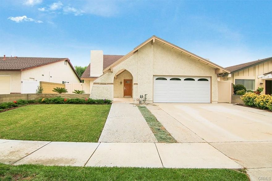 Welcome to your new home in Cerritos! This spacious two-story home features 4 bedrooms, 3 bathrooms and 2,289 sq ft of well-designed living space, with soaring ceilings in the main living area and a cozy fireplace. The kitchen boasts quartz countertops, tile flooring, and two pantries for plenty of storage. Enjoy dual pane windows, plantation shutters, central air conditioning, and copper plumbing. Upstairs, a generous bonus room is perfect for recreation, a home office, or additional living space. Outdoors, the landscaped yard and patio make for a great entertaining area. Parking is easy with an attached garage + driveway spaces (up to 4 vehicles). Located in a quiet neighborhood and within the Whitney High School attendance zone, this home offers both comfort and convenience. Close to shopping, dining, and freeway access.