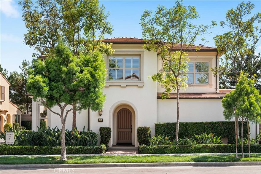 Beautifully maintained 4-bedroom, 3-bath home located in the desirable community of Stonegate Village in Irvine. This two-story residence offers approximately 2,200 square feet of comfortable living space with an open floor plan that connects the kitchen, dining, and living areas, perfect for daily living and entertaining. The kitchen features granite countertops, white cabinetry, and a large center island. Natural light fills the spacious living room, which opens to a private backyard ideal for outdoor dining or relaxation. The main floor includes one bedroom and a full bath, ideal for guests or a home office. Upstairs, the primary suite features a walk-in closet and a private bath with dual sinks, a soaking tub, and a separate shower. Two secondary bedrooms share a full bath with dual sinks and ample storage. The home also includes fully paid-off solar panels that help you save on electric bills. Residents enjoy access to community parks, pools, sports courts, playgrounds, and the Jeffrey Open Space Trail. Conveniently located near Woodbury Town Center and top-rated schools, including Stonegate Elementary and Northwood High, both Blue Ribbon Schools.