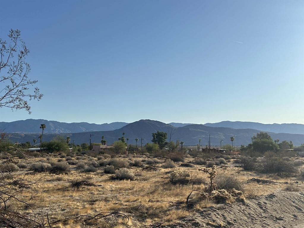 Beautiful views of Indian Head Mountain from this 2.5 acre parcel. Close to downtown Borrego Springs and the Anza-Borrego Desert State Park. Seller motivated to sell adjacent 2.5 acre lots directly south and east of this property for a discounted price; APN 141-01-47-00 & 141-010-50-00. Purchase all three and build your dream home, vacation or season rental on an expansive property! Situated in northeast San Diego County, Borrego is celebrated for its spring wildflower bloom, small town charm, and designation as California's first International Dark Sky Community.