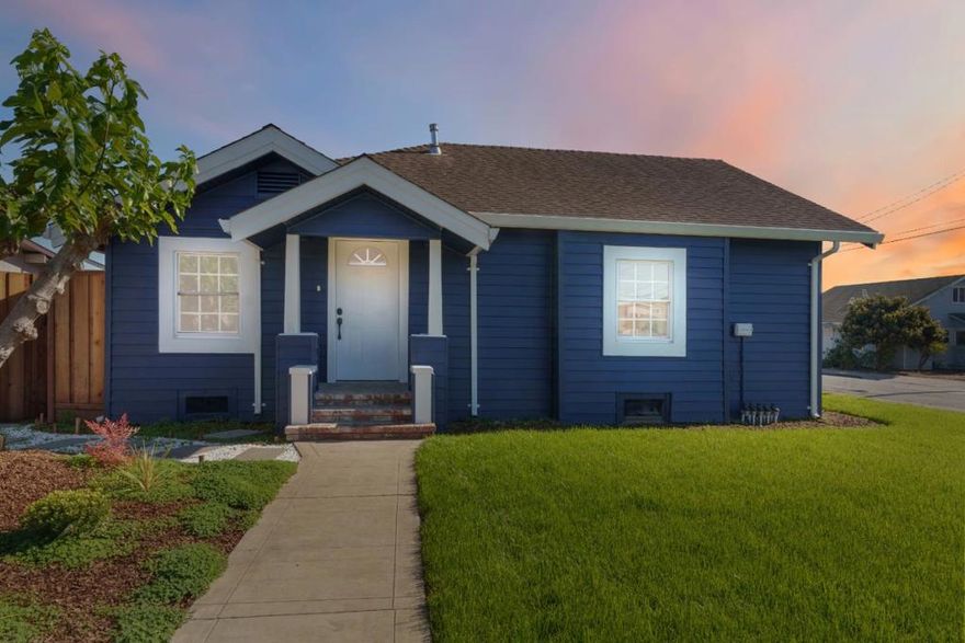 This beautifully updated 3-bedroom, 2-bath home combines charm, function, and location. Fresh exterior paint and a newly seeded lawn create instant curb appeal, while the prime location offers easy access to local favorites  from great restaurants and the indoor soccer arena to the fairgrounds, outdoor recreation, and commuter-friendly Highway 1. Inside, enjoy a thoughtful floor plan that provides a seamless flow between rooms while maintaining a comfortable sense of separation. A rare bonus is the versatile attic flex space, ideal for a home office, playroom, or creative retreat. The spacious backyard is perfect for entertaining, relaxing, and weekend BBQs.