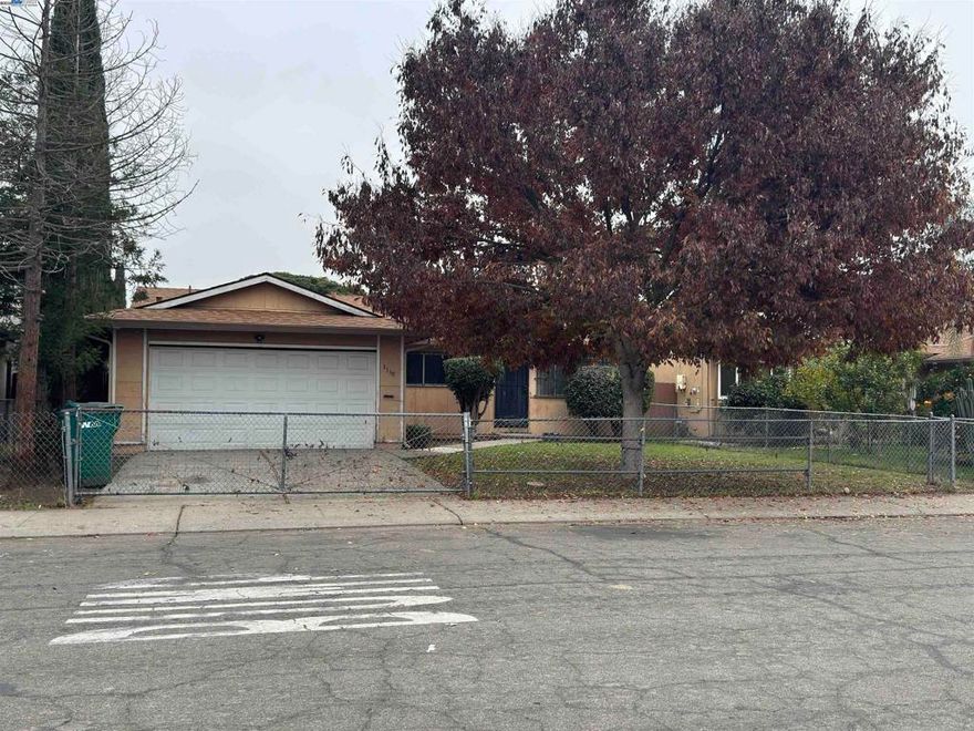 Step into this inviting 3-bedroom, 1.5-bath home at 3338 Zamora Way, nestled in Stockton’s 95206 neighborhood. Featuring approximately 1,097 sq. ft. of living space on a spacious approximately 5,000 sq. ft. lot, this property offers the perfect blend of comfort and opportunity. Enjoy a generous backyard ideal for summer BBQs, gardening, or simply relaxing outdoors. Inside, you'll appreciate the freshly painted interior and a layout that flows smoothly from the living area to the dining room and kitchen perfect for everyday living and entertaining. With three bedrooms and one-and-a-half baths, this home easily accommodates families or guests. Built in 1974 and ready for your personal touches, this home presents a fantastic value in today’s market. Conveniently located near schools, shopping, and transit, you’ll have everything you need within reach. Don’t miss your chance to make it your own!
