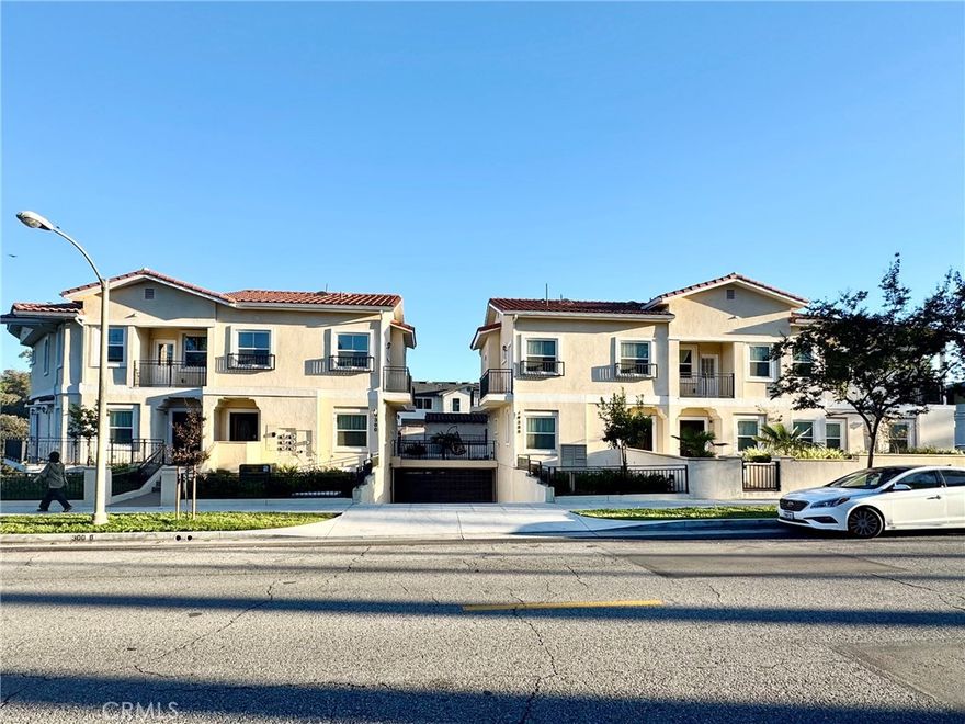 This is an excellent opportunity to own a brand-new home! This two-story unit with 2 bedrooms and 1/0.75/0.5 bathrooms is one of six units in the Alhambra Garden community. It features bright and spacious open areas with a comfortable atmosphere. The first floor offers a living room, kitchen, bathroom and dining area. On the second floor, there are two bedrooms, two bathrooms and laundry space.  This unit also includes a two-car underground garage with a remote-controlled electric gate, providing you with a safer environment. From the dining area, you can access to the beautifully designed open garden in the community, providing a peaceful place for walking and outdoor relaxation. This new home is located in the bustling central area of Alhambra, with convenient transportation, easy access to daily amenities, and a beautiful environment. It is just minutes away from parks, supermarkets, schools, restaurants, and a golf course. We also have Unit #A, Unit #E, and Unit #D available, each with different layouts and prices to meet your individual needs. Welcome to Alhambra Garden. This is your ideal home!