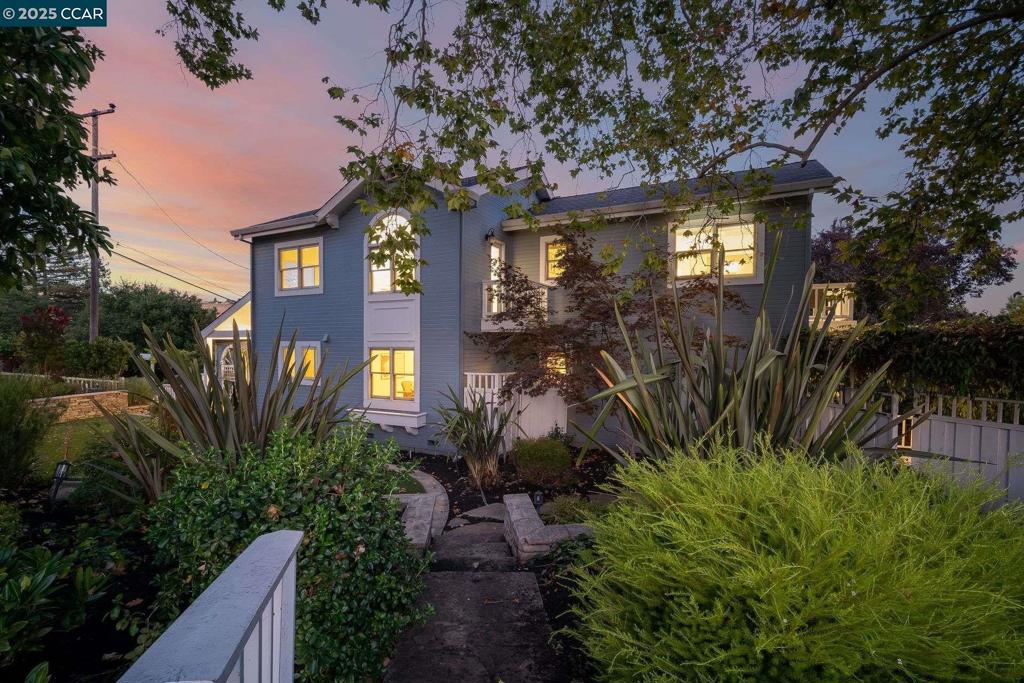 This expansive 4,340 sq ft residence, featuring five bedrooms plus an office and 3.5 bathrooms, is ideally suited for a growing family. Located in Orinda's tranquil Del Rey neighborhood, it occupies a private corner lot within walking distance of three highly-rated schools: elementary, middle, and high school. The home is spread across three levels, boasting outdoor spaces and large windows that enhance its appeal. Notable features include wood floors, window walls, high ceilings, and ample storage. Exterior amenities consist of private balconies, multiple decks, a garden, a firepit, a built-in grill, and bar area, as well as space for potential additions such as a pool, ADU, or sports court. The kitchen is equipped with a skylight, professional-grade stainless steel appliances, an island, a breakfast bar, a nook, and a seating area. The primary suite offers luxury with a sunken tub, custom shower, and double sinks. Additional aspects of the property include a sizable garage/maker space and a ground-floor entertainment room complete with a laundry center.
