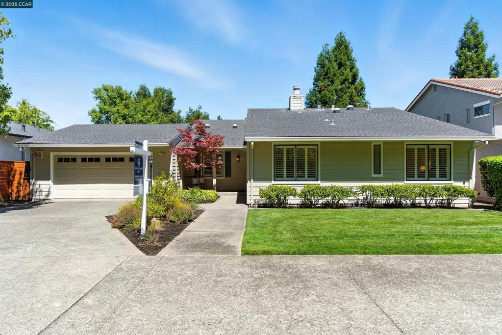 OPEN SUN 1–4. Welcome to your dream retreat in the highly desirable Moraga Country Club. This tastefully remodeled and rarely available single-level detached home showcases stunning views and offers the perfect blend of comfort and elegance. The spacious living and dining areas seamlessly connect to a refreshed eat-in kitchen, featuring sleek countertops, updated appliances, and stylish cabinetry. The primary suite is a true sanctuary, with an updated ensuite bath and ample closet space. Two additional bedrooms share the tastefully renovated hall bath. Experience California’s signature indoor-outdoor lifestyle with a generous rear deck and a level garden filled with vibrant roses. Homeowners also enjoy MCC’s exceptional amenities, including golf, tennis, pickleball, bocce, a fitness center, multiple pools, and a vibrant clubhouse with dining and social events.
