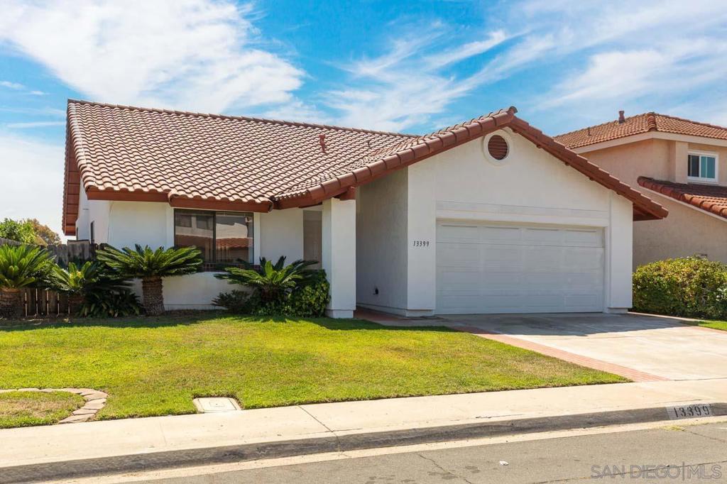 Looking for a nice single story home with no steps. All living space on 1 level. 3 bedrooms and 2 bath, this home is very nicely taken care of. The best feature is the desirable location in Rancho Penasquitos. The back yard is a very open canyon lot with cool breezes and privacy. Space for playing in the backyard grass, plus a deck and lower level for possible gardens. Nicely painted inside and out and walking distance to all the schools including Deer Canyon EM, Mesa Verde MS, and Westview HS. No HOA. You are going to enjoy living here.