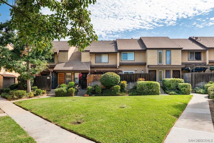 Welcome to Stone Edge, Your Perfect Townhome Retreat! Tucked inside a secure, gated community, this beautifully maintained Stone Edge townhome is ready for you to call it home. Step inside to a freshly painted interior that blends comfort and style. The updated kitchen features laminate floors, granite countertops, stainless steel appliances, recessed lighting, and elegant crown molding, perfect for everyday living and entertaining. Enjoy two scenic view balconies, vaulted bedroom ceilings, and a fenced private patio just off the kitchen, ideal for outdoor dining or weekend gatherings. Additional highlights include an in-unit washer and dryer, cozy fireplace, and an oversized 2-car attached garage offering plenty of storage. Relax and unwind in this resort-style community, complete with a sparkling pool, hot tub, and sauna. Don’t miss your chance to live in this desirable neighborhood, schedule your private tour today!  Buyer to confirm all information provided.