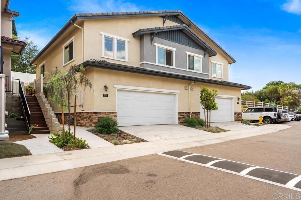 Newly constructed townhome with attached two car garage and private yard. The first floor is invested in an open floorplan that combines the kitchen, dining, and living into one great room. What you will notice is the tall ceilings, neutral colors, and openness. Upstairs you will find the bedrooms and the spacious primary complete with its own ensuite bathroom and walk in closet. In terms of efficiency, this home has a whole house fan as well as a tankless water heater, and artificial turf back yard, keeping those energy and water bills low. Laundry is located on the first floor inside the garage. This home is turnkey and ready for you to move in. Come see it today!
