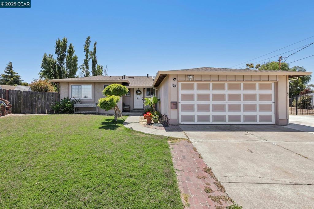 Rare opportunity to own a spacious 5-bedroom home situated on a quiet court in desirable Tara Hills neighborhood. Offering approximately 2,000 sq ft of living space, this inviting residence features a generously sized living room and dining area with elegant dark wood-style flooring. The updated kitchen showcases Quartz countertops, recessed lighting, modern laminate flooring, a powerful range hood, and high-end appliances. Improvements include a 1-year-old roof, energy-efficient windows throughout, air conditioning system, ceiling fans, newer carpet in two bedrooms, and updated concrete on the driveway. The home sits on an expansive 15,600 sq ft lot, over 1/3 of an acre, with no rear neighbors for added privacy. There is ample room to park an RV, boat, work vehicles, or explore the potential to add an ADU for extended family or rental income. Conveniently located near schools, public transportation, Hilltop Mall, Walmart, and Pinole Vista Crossing with a variety of shops and eateries. With easy access to Hwy 80 and Richmond Parkway, this home offers space, comfort, and a prime location for everyday living.