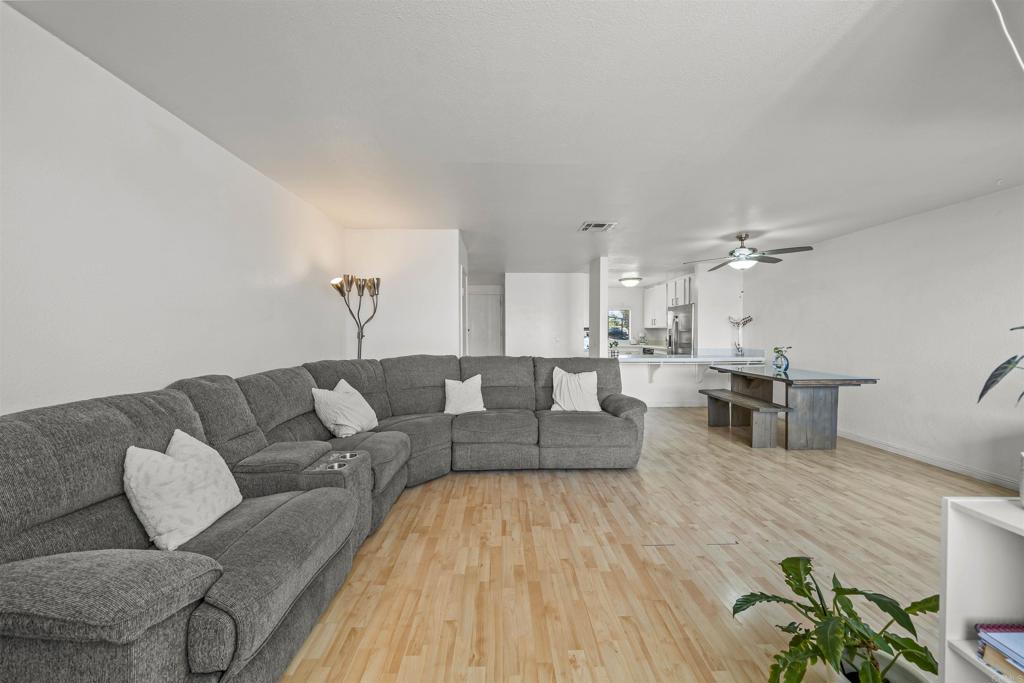 Stunning Corner-Unit Townhome with Mountain Views in Santee! Welcome to this beautifully maintained 3 bed, 2.5 bath corner-unit townhome, perfectly situated in the heart of Santee. Enjoy the privacy of only one shared wall and the convenience of an attached 2-car garage. This FHA & VA approved home offers the perfect blend of comfort, style, and location! Inside, you’ll find a spacious and open layout featuring an in-unit washer and dryer and a large master suite with plenty of room to relax and unwind. The home boasts scenic mountain views, and every 4th of July, enjoy a spectacular show of local fireworks right from your home. Located in a well-kept community with a sparkling pool, this home offers both relaxation and recreation. You're just minutes from major freeways, shopping centers, restaurants, and movie theaters—everything you need is within easy reach. Don’t miss this rare opportunity to own a corner unit in one of Santee’s most desirable communities.